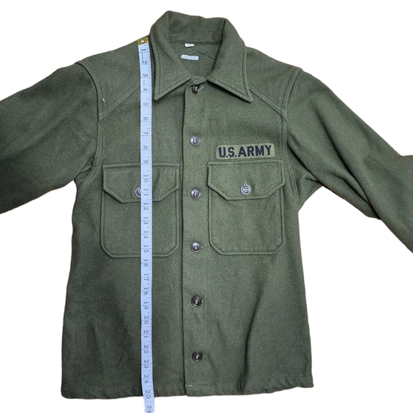 1950s Army Shirt Size Small - Picture 7 of 8